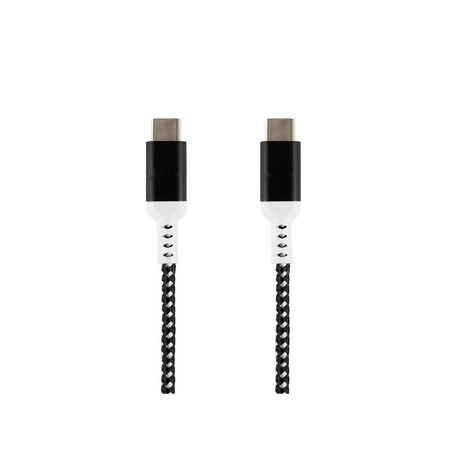 Monoprice Stealth Charge & Sync USB 2.0 Type-C to Type-C Cable_ Up to 3A/60W_ 3f 38827